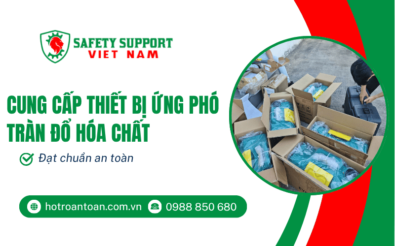 cung cấp thiết bị ứng phó tràn đổ hóa chất