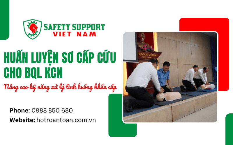 Huấn luyện sơ cấp cứu cho BQL KCN