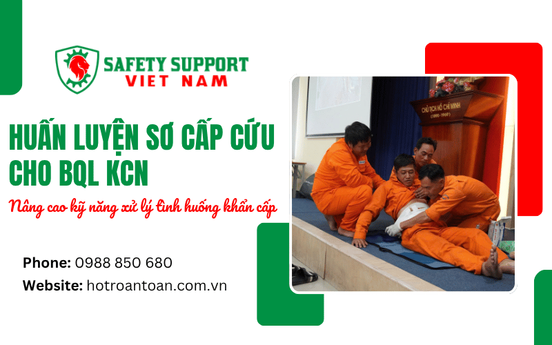 Huấn luyện sơ cấp cứu cho BQL KCN